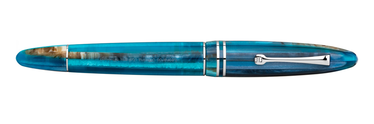 Leonardo Officina Italiana - Furore Grande 2020 - Blue Hawaii - Fountain pen - Steel nib