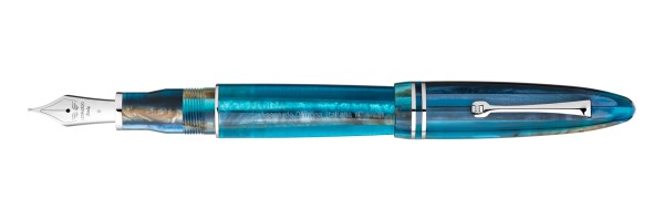 Leonardo Officina Italiana - Furore Grande 2020 - Blue Hawaii - Fountain pen - Steel nib