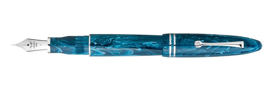Leonardo Officina Italiana - Furore Grande 2020 - Blue Positano - Fountain pen - Steel nib