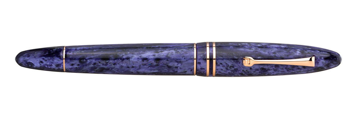 Leonardo Officina Italiana - Furore Grande 2020 - Purple - Fountain pen - Rose Gold nib