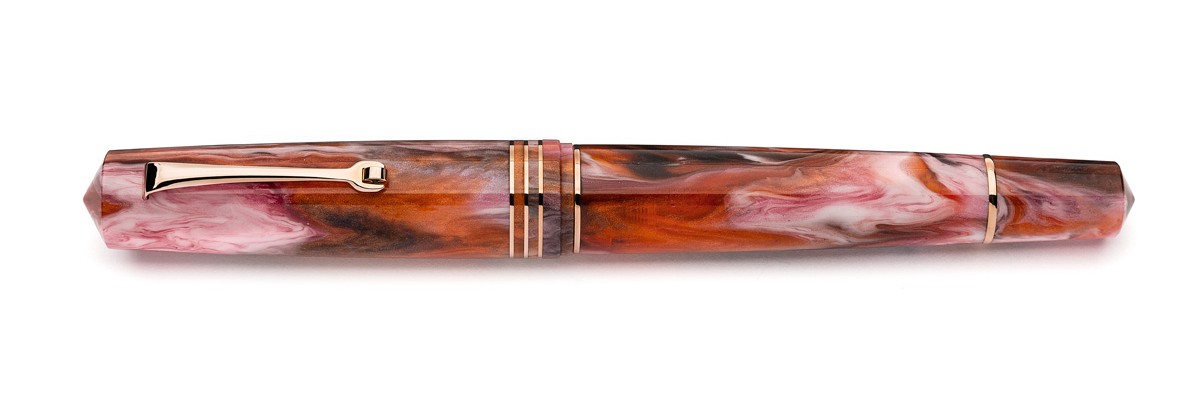 Leonardo Officina Italiana - Momento Zero Grande - Galattica - Nana Rosa - Fountain pen - Steel nib