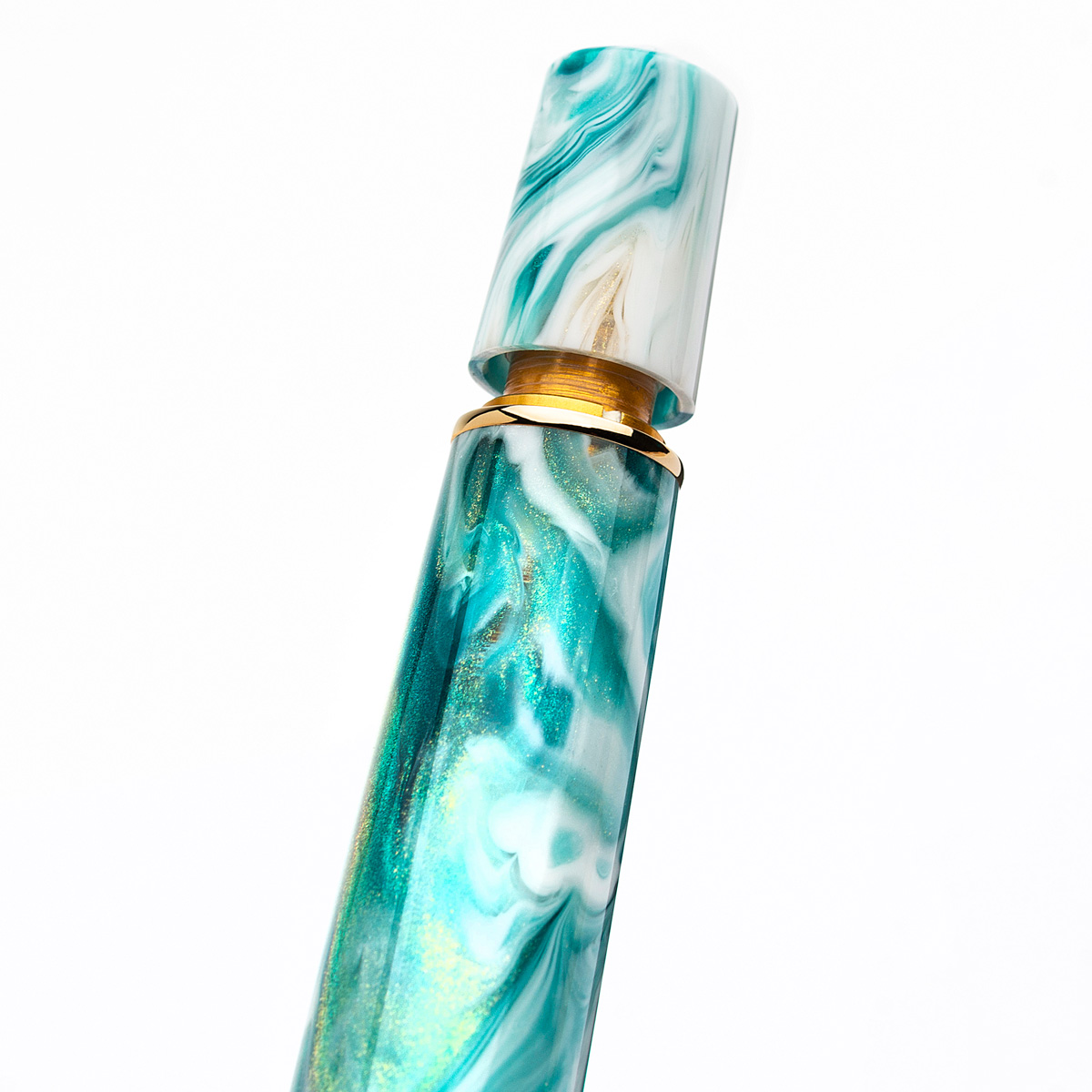 Leonardo Officina Italiana - Momento Zero Grande - Galattica - Planetary Nebula - Fountain pen - Gold Nib