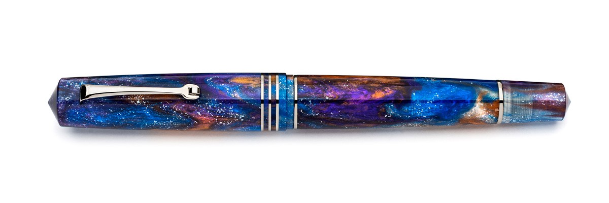 Leonardo Officina Italiana - Momento Zero Grande - Galattica - Universe - Fountain pen - Steel nib