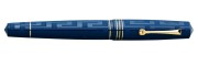 Leonardo Officina Italiana - Momento Zero Grande Art Dèco Cobalt Blue - Fountain pen - 14kt. Gold Nib