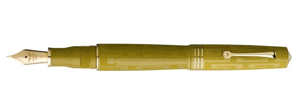 Leonardo Officina Italiana - Momento Zero Grande Art Dèco Mustard - Fountain pen - 14kt. Gold Nib
