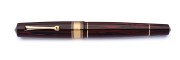 Leonardo Officina Italiana - Masterpiece  - Stilografica in Ebanite Rosewood - Finiture Placcate Oro