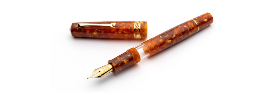 Leonardo Officina Italiana - Momento Magico - Miele GT - Fountain pen - Gold nib