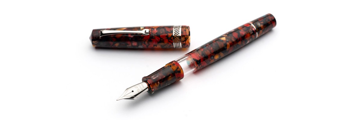 Leonardo Officina Italiana - Momento Magico - Millefiori HT - Fountain pen - Gold nib