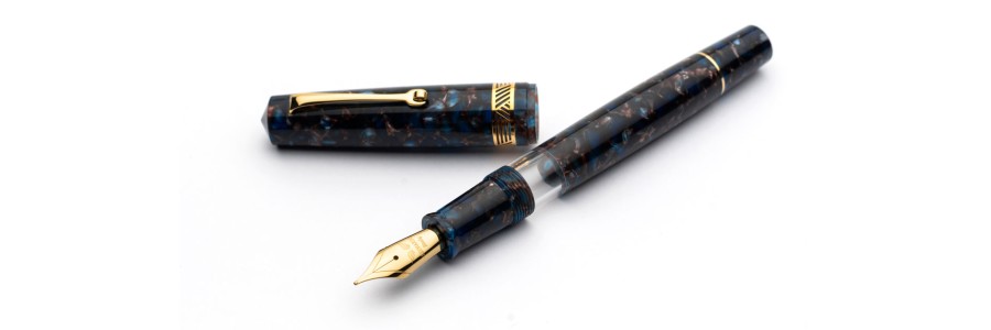 Leonardo Officina Italiana - Momento Magico - Pietra Salata GT - Fountain pen - Steel nib