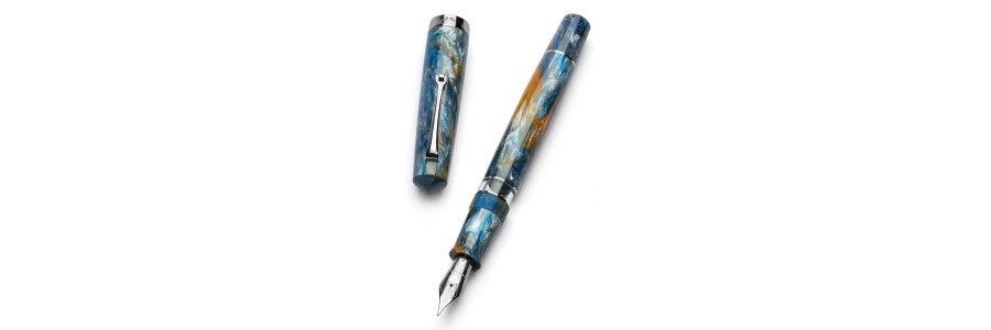 Leonardo Officina Italiana - Momento Magico - Ocean Sunrise - Stilografica - Pennino in oro 14k Leonardo Officina Italiana - Momento Magico - Ocean Sunrise - Stilografica - Pennino in oro 14k