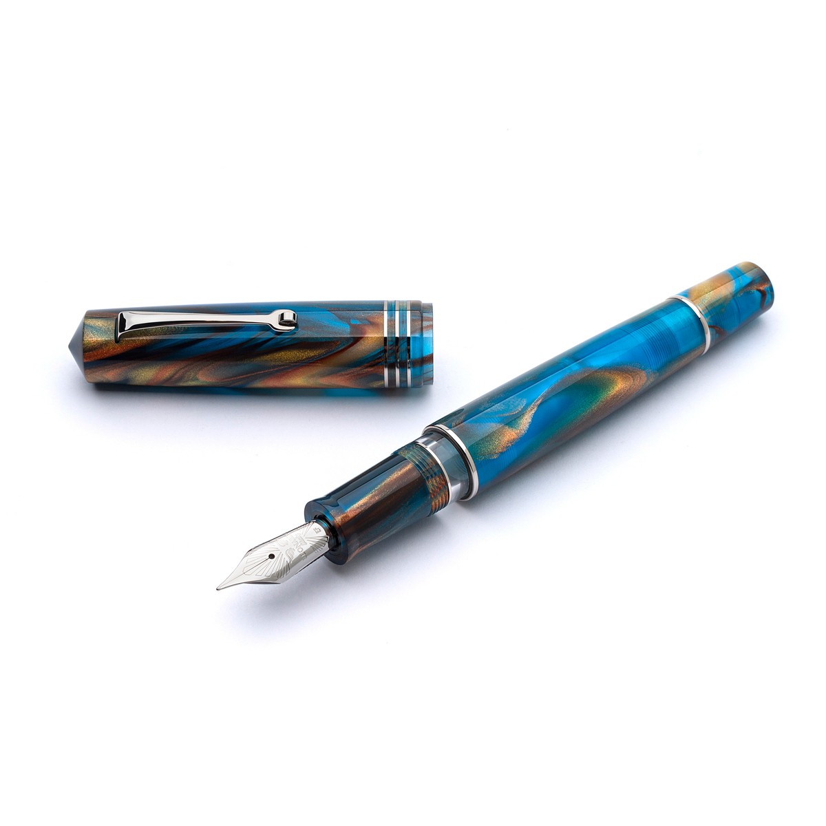 Leonardo Officina Italiana - MZG 2.0 - Stardus - Fountain pen - 14kt. Gold Nib