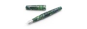 Leonardo Officina Italiana - Momento Zero resin - Green Blue CT - Fountain pen - Steel nib