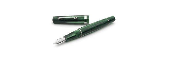 Leonardo Officina Italiana - Momento Zero resin - Green Alga CT - Fountain pen - Steel nib