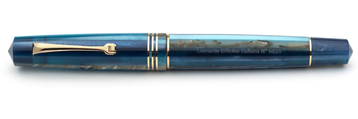 Leonardo Officina Italiana - Momento Zero resin - Hawaii GT - Fountain pen - Gold nib