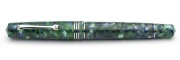 Leonardo Officina Italiana - Momento Zero resina - Green Blue CT - Stilografica - Pennino acciaio