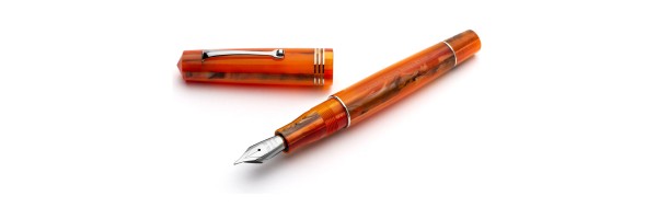 Leonardo Officina Italiana - Momento Zero resin - Mango HT - Fountain pen - Steel nib