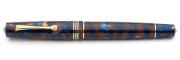 Leonardo Officina Italiana - Momento Zero resin - Pietra Marina GT - Fountain pen - Gold nib