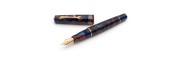 Leonardo Officina Italiana - Momento Zero resin - Pietra Marina RGT - Fountain pen - Gold nib