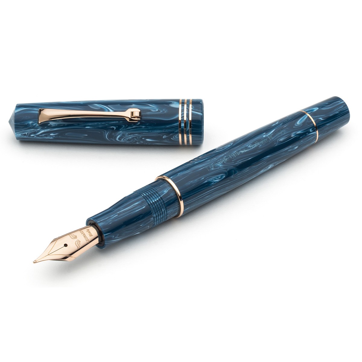 Leonardo Officina Italiana - Momento Zero resin - Positano RGT - Fountain pen - Steel nib