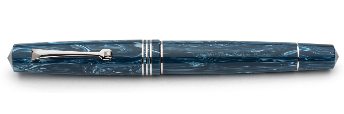 Leonardo Officina Italiana - Momento Zero resin - Positano CT - Fountain pen - Steel nib