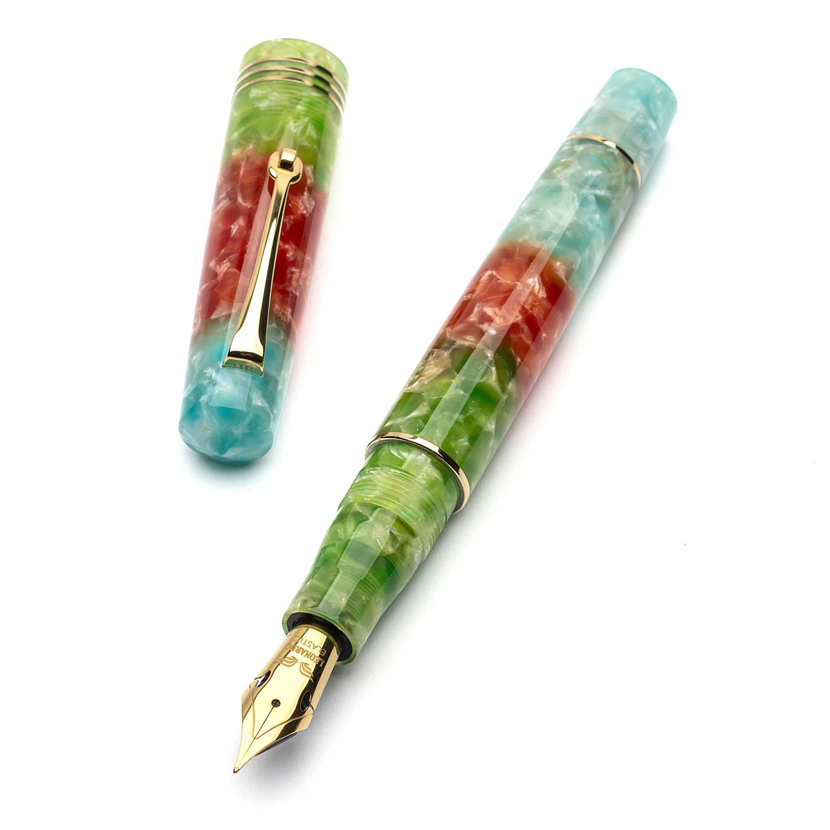 Leonardo Officina Italiana - Momento Zero resin - Pura Vida GT - Fountain pen - Steel nib