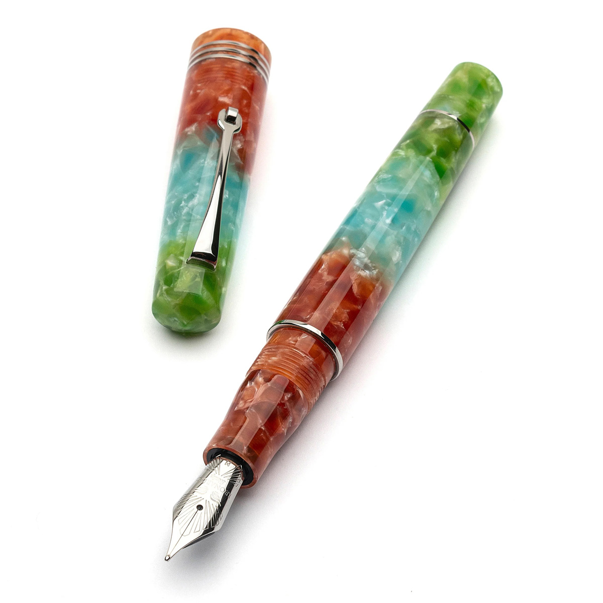 Leonardo Officina Italiana - Momento Zero resin - Pura Vida ST - Fountain pen - Steel nib