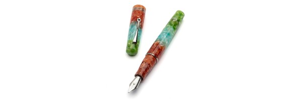 Leonardo Officina Italiana - Momento Zero resin - Pura Vida ST - Fountain pen - Steel nib