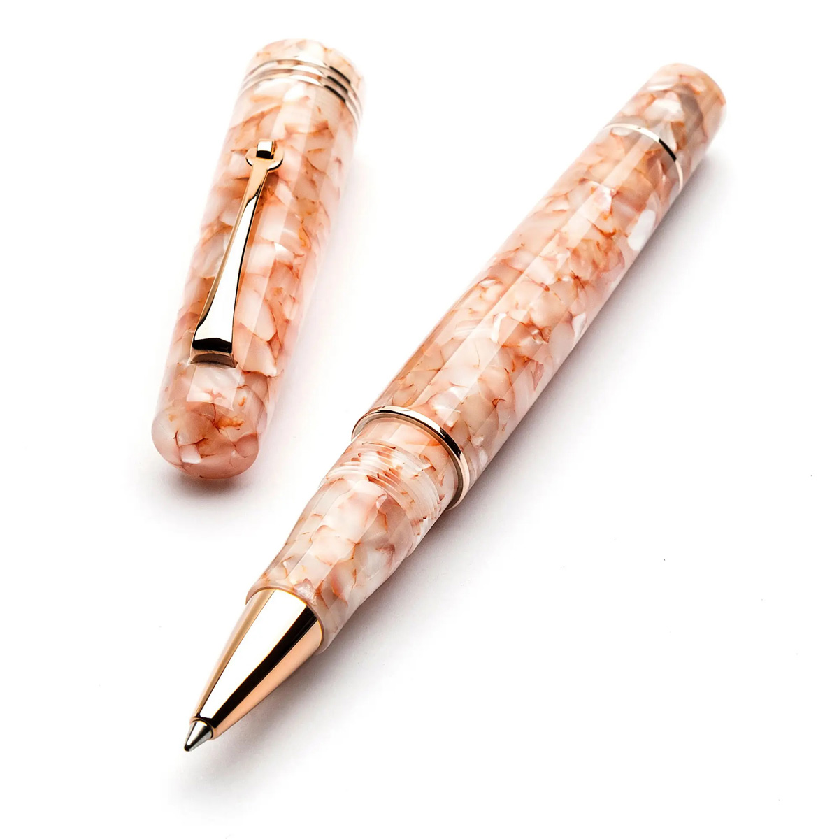 Leonardo Officina Italiana - Momento Zero resin - Angel Skin GT - Rollerball pen