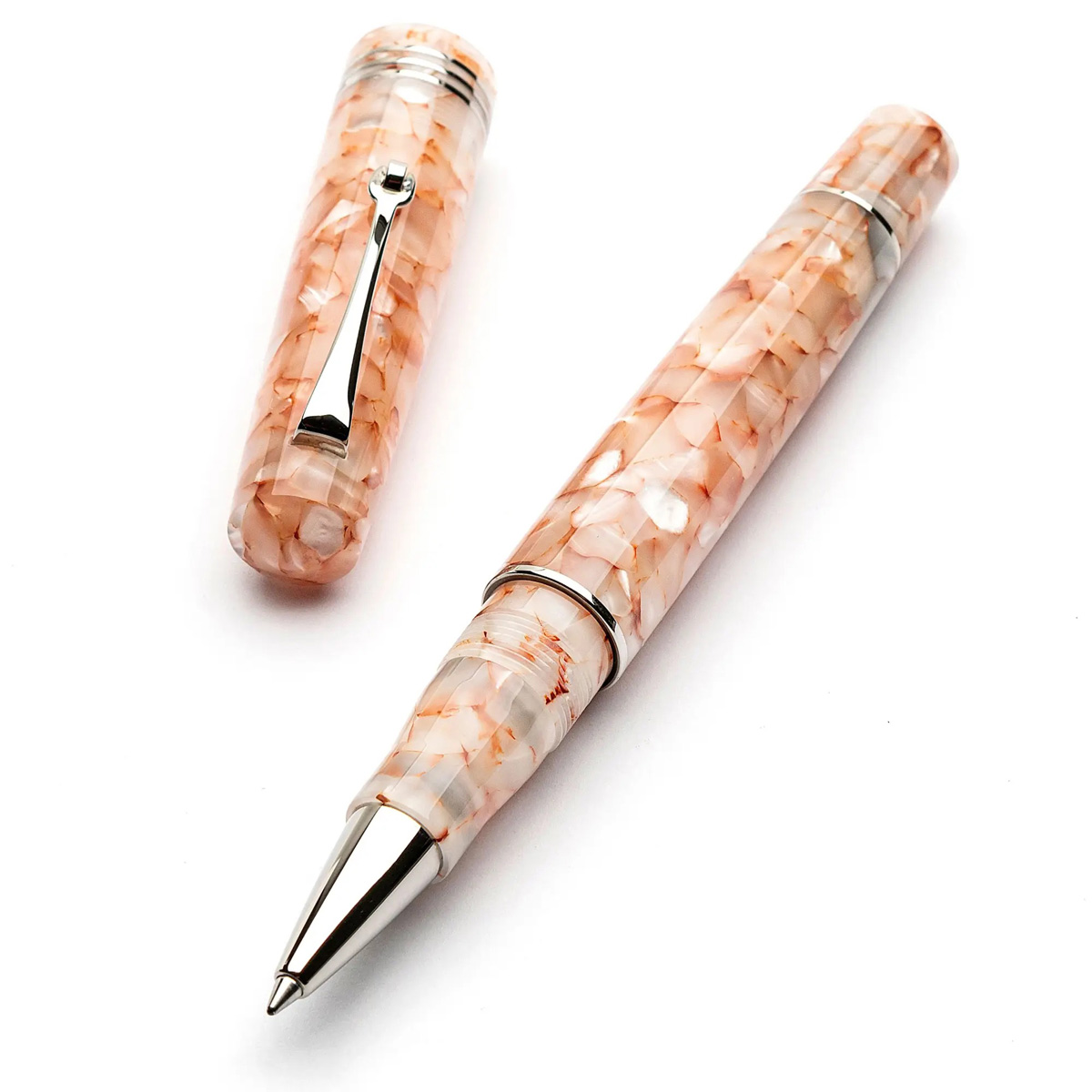 Leonardo Officina Italiana - Momento Zero resin - Angel Skin ST - Rollerball pen