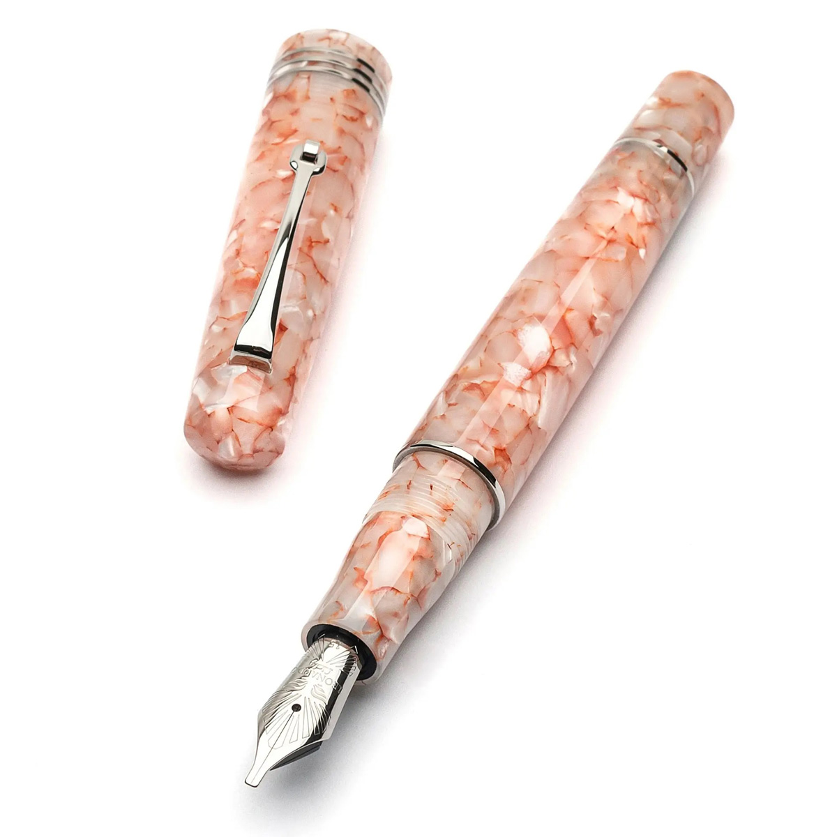 Leonardo Officina Italiana - Momento Zero resin - Angel Skin ST - Fountain pen - Steel nib