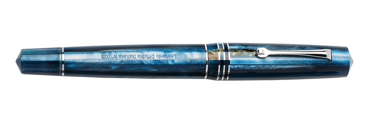 Leonardo Officina Italiana - Momento Zero Grande 2020 - Dark hawaii - Fountain pen - Steel nib