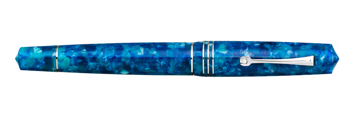 Leonardo Officina Italiana - Momento Zero Grande 2020 - Blue Marina Capri - Fountain pen - Gold nib