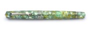 Leonardo Officina Italiana - Momento Zero resin - Green jade ST - Fountain pen - 14K Gold nib