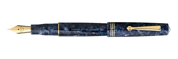 Leonardo Officina Italiana - Momento Zero 2020 - Blue Sorrento GT - Fountain pen - Gold nib