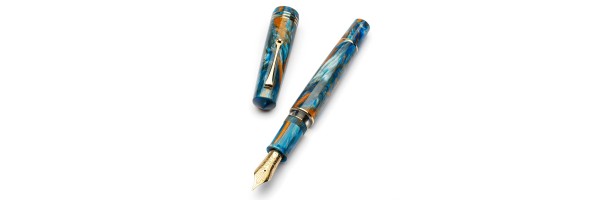 Leonardo Officina Italiana - MZG2.0 Ocean sunrise -14k #6 Gold nib - Yellow gold finishes