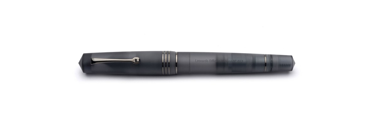 Leonardo Officina Italiana - Momento Zero Pura Ruthenium Anthracite Grey - Fountain pen - Steel nib