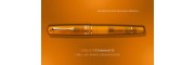 Leonardo Officina Italiana - Momento Zero Pura Gold Flame Orange - Stilografica - Pennino dorato