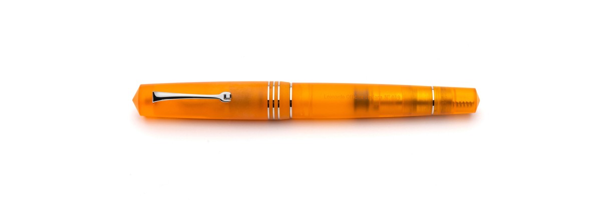 Leonardo Officina Italiana - Momento Zero Pura Flame Orange - Stilografica - Pennino acciaio