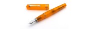 Leonardo Officina Italiana - Momento Zero Pura Flame Orange - Stilografica - Pennino oro bianco