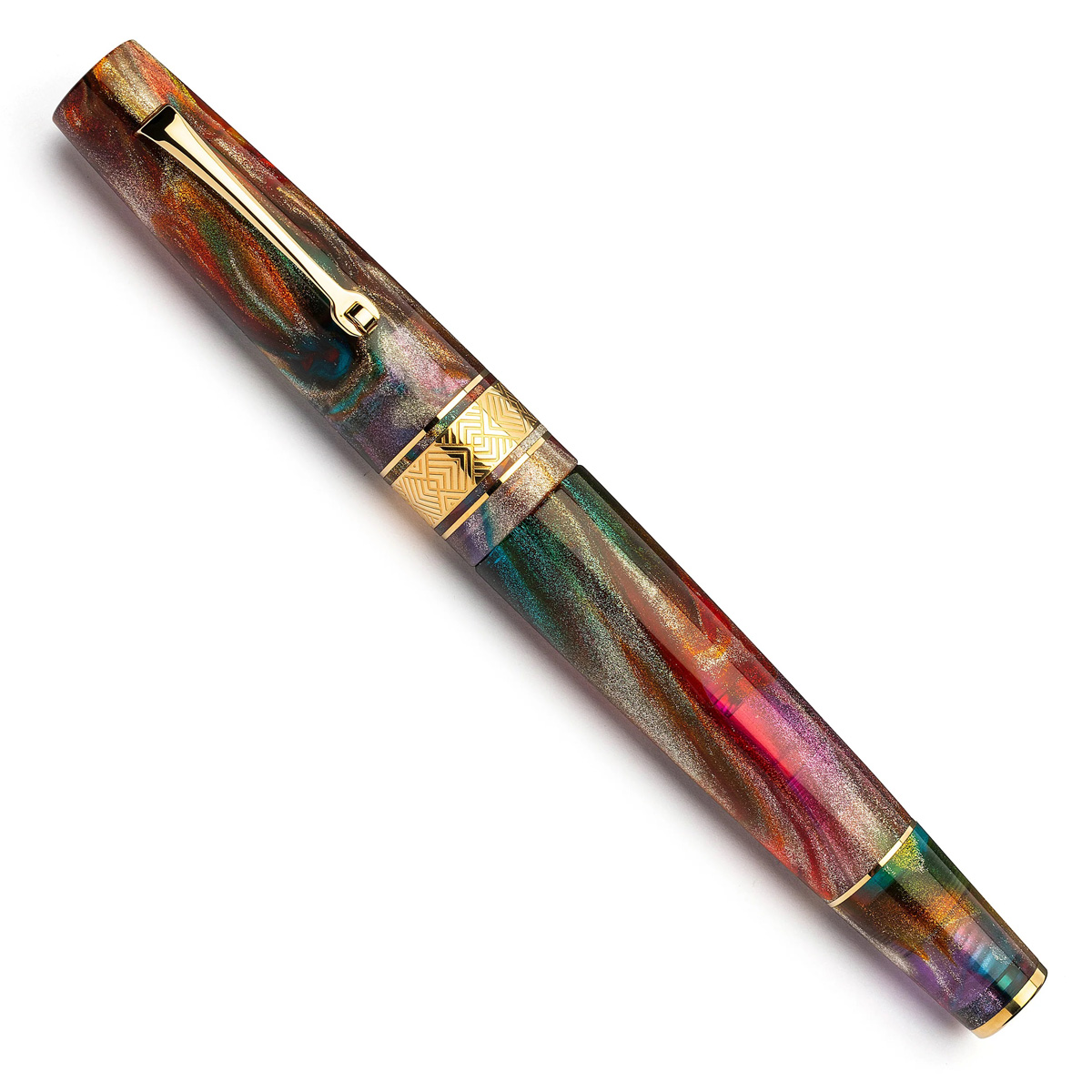 Leonardo Officina Italiana - Supernova PM5 GT 14k #8 Gold nib - Finiture oro giallo