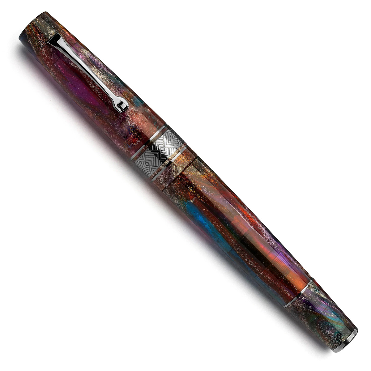 Leonardo Officina Italiana - Supernova PM5 GT 14k #8 Gold nib - Finiture Rutenio