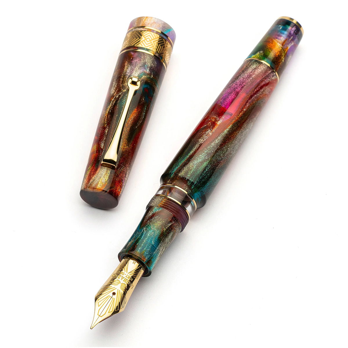 Leonardo Officina Italiana - Supernova PM5 GT 14k #8 Gold nib - Finiture oro giallo