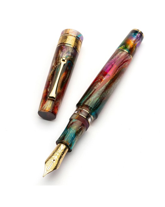 Leonardo Officina Italiana - Supernova PM5 GT 14k #8 Gold nib - Finiture oro giallo