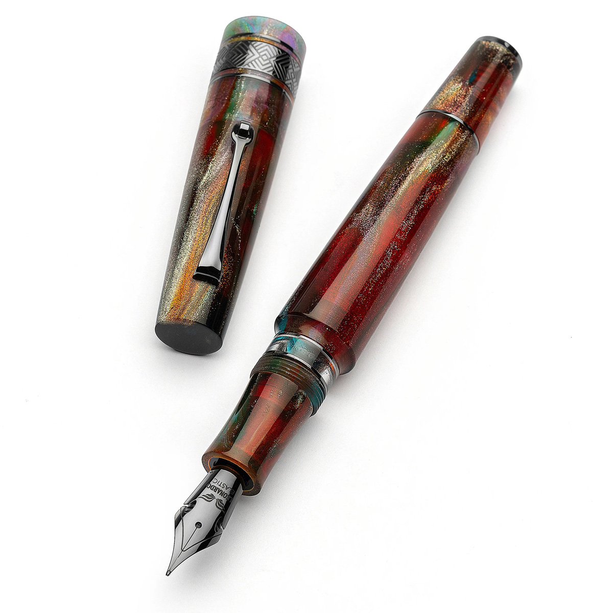 Leonardo Officina Italiana - Supernova PM5 GT 14k #8 Gold nib - Finiture Rutenio