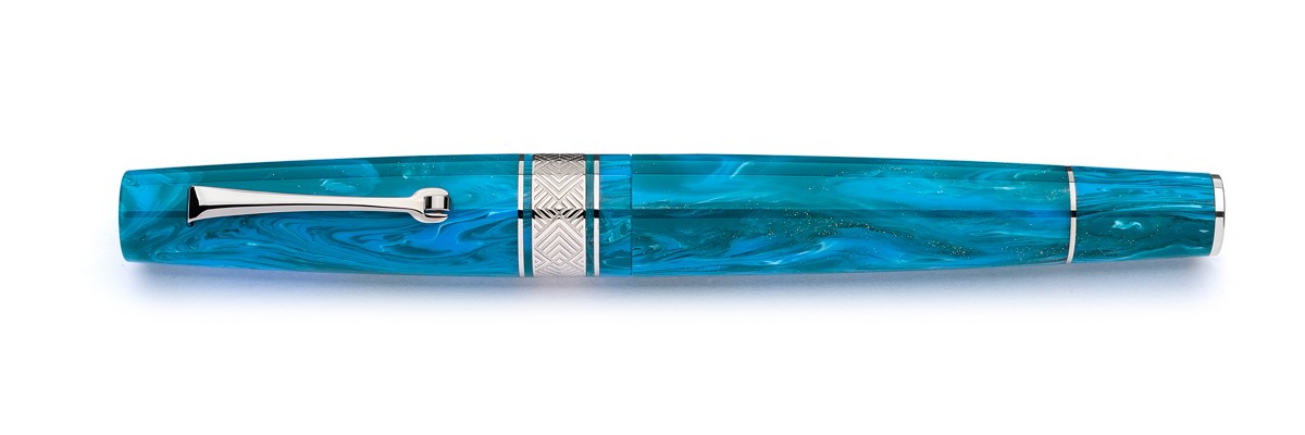 Leonardo Officina Italiana - Supernova Regular Size - Star Light Blue ST - Fountain pen - Steel nib