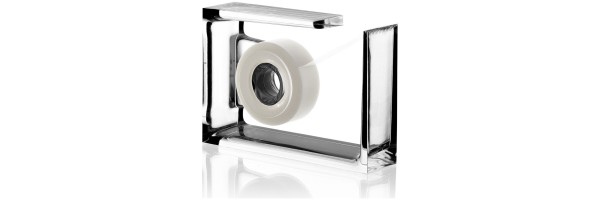 Lexon - Crystal - Desk tape dispenser - Roll-Air - Black