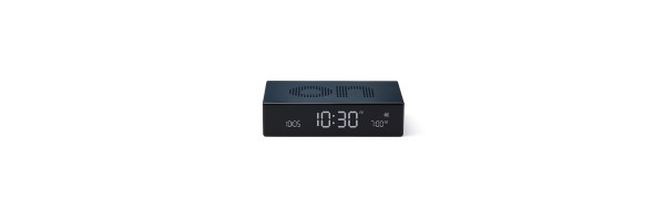 Lexon - Flip Premium - Reversible LCD alarm clock - Blue