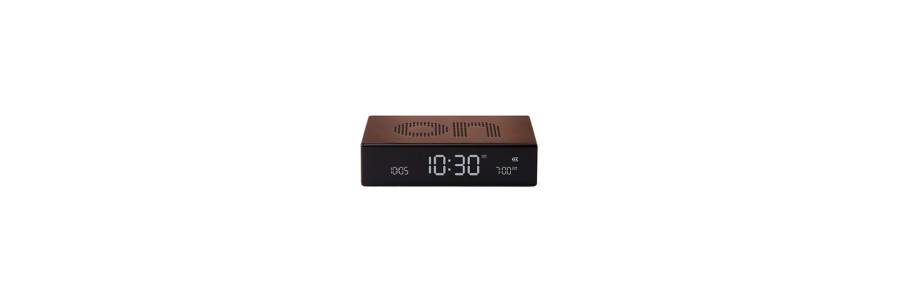 Lexon - Flip Premium - Reversible LCD alarm clock - Bronze
