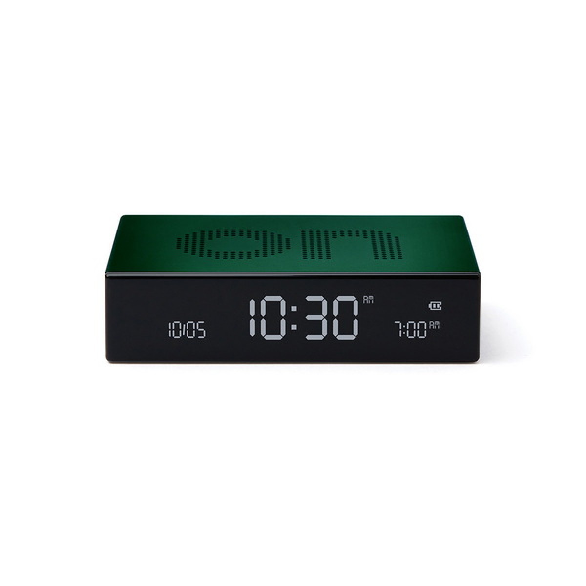 Lexon - Flip Premium - Reversible LCD alarm clock - Dark Green