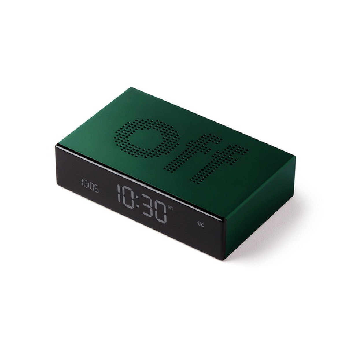 Lexon - Flip Premium - Reversible LCD alarm clock - Dark Green